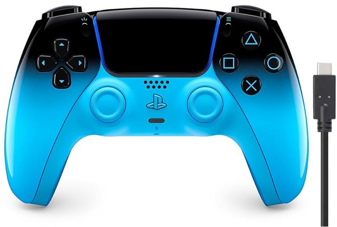 [Amazon.co.jp 3m [순정품]DualSense 무선 컨트롤러 리듬 블루(CFI-ZCT2J15) 한정] PS5용