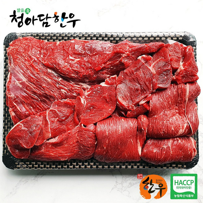 청아담 한우암소 정육 2호 선물세트 1.8kg(국거리 산적 장조림용), 1개