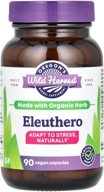 오레곤 와일드 하베스트 Oregon's Wild Harvest Eleuthero 베지 캡슐 90정캡슐 1정당 400mg126446원산지:기타, 오레곤 와일드 하베스트 Oregon's Wild Har, 1개 - 쿠팡