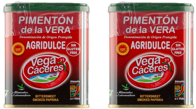 베가카세레스 훈제 파프리카 파우더 비터스위트, 75g, 2개