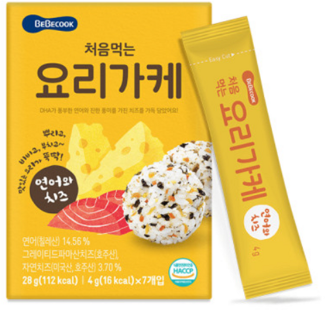 [베베쿡] 처음 먹는 요리가케 닭고기와 된장 1Box, 28g, 3개