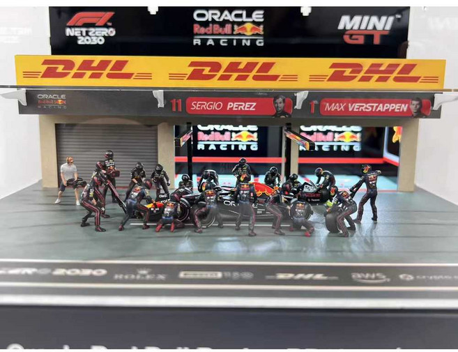 MINIGT F1 Red Bull 전시 아크릴 레드불 디스플레이 케이스, 1개, 상세페이지 참고