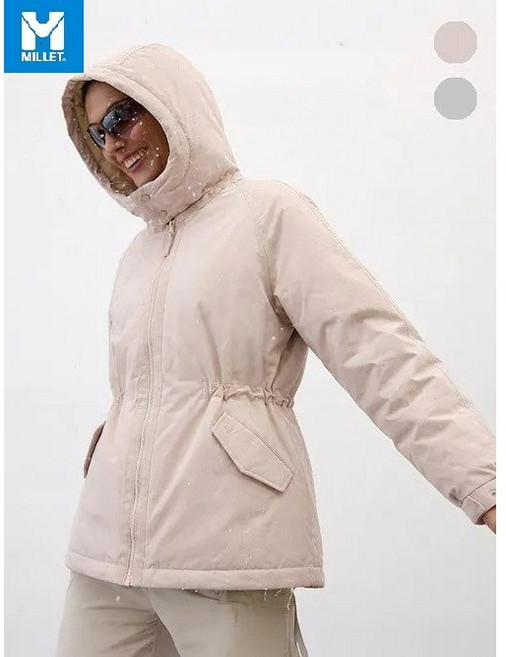 (매장정품) 밀레 MILLET 너무예쁜 파스텔컬러감과 가볍고소프트한원단에 간절기에입기좋은 여성용무결점 미드기장 경량패딩 LD이자벨다운 MXRSD701 #초특가세일 #90:10