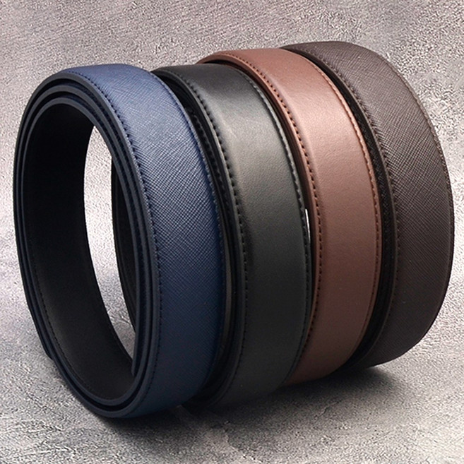 교체용 남자 벨트띠 소가죽 정장 벨트 자동 수동 벨트끈 허리띠 29mm