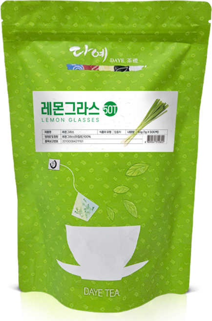 [본사직영] 다예 맛있는 레몬그라스차, 15개, 50개입, 1g