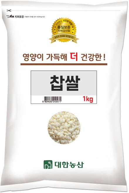 대한농산 찹쌀, 1kg, 1개