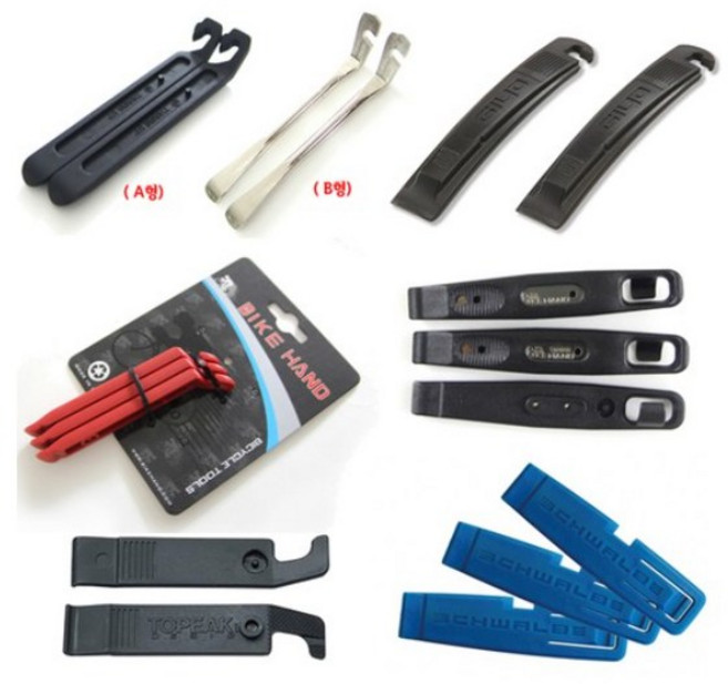 자전거타이어레버모음/자전거펑크수리 타이어주걱, 1개