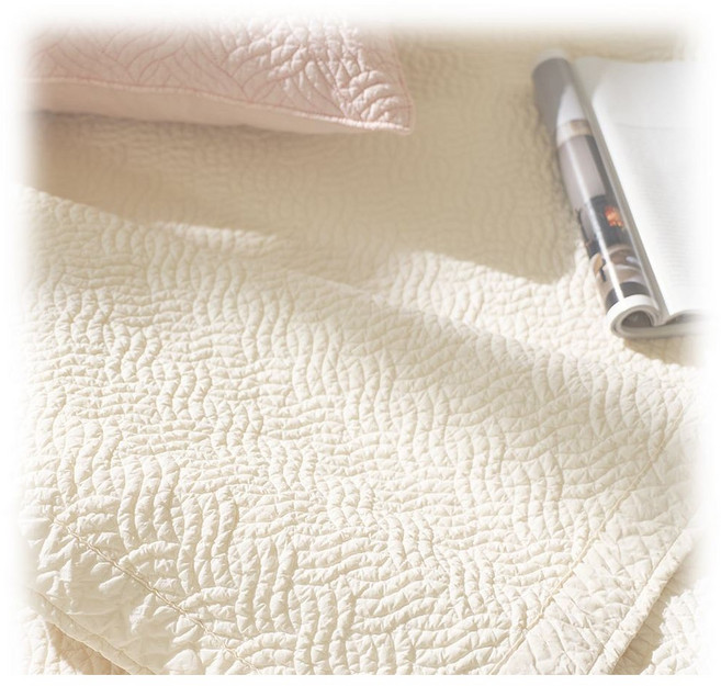 (세탁망 증정) 호주산 프리미엄 울프루프 가공 양모 여름 이불 패드 사계절 스프레드 순면 여름이불 침대패드, 아이보리, 이불+패드+베개커버 세트