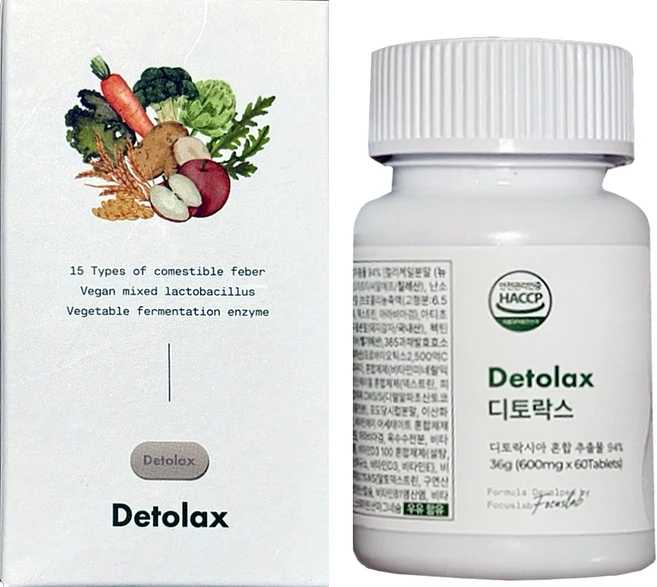 디토락스 유산균 자연유래 천연 식이효소, 1개, 60정 - 쿠팡