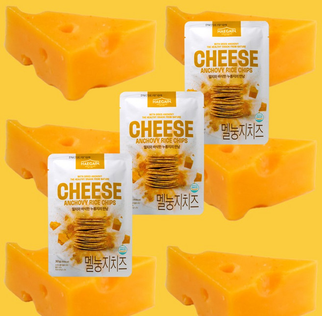 멸치와 누릉지의 만남 멜눙지 치즈맛 30gX3봉, 3개, 30g