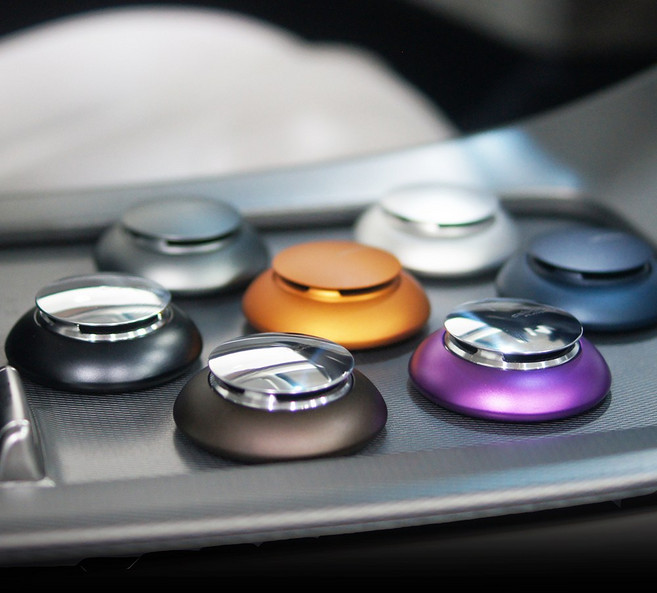 카보노 프리미엄 플래티넘 고급 차량용 방향제 대쉬보드형, 딥블루, 네츄럴라벤더, 1개