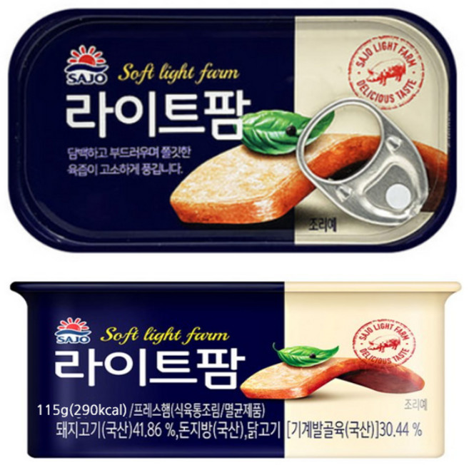사조해표 라이트팜 115g X12개 햄요리 도시락반찬, 1개