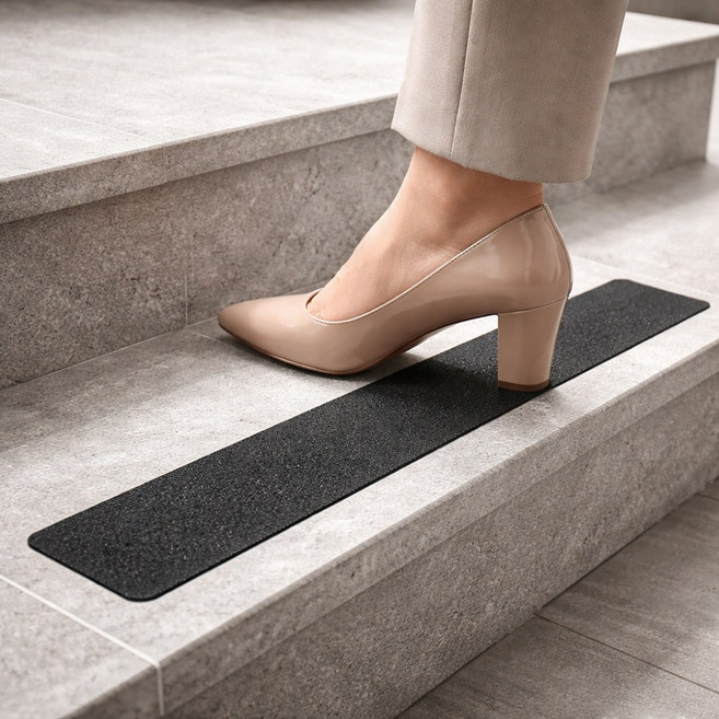 애나허니 계단 미끄럼방지 블랙 스티커 2p세트 60x10cm 안전용품