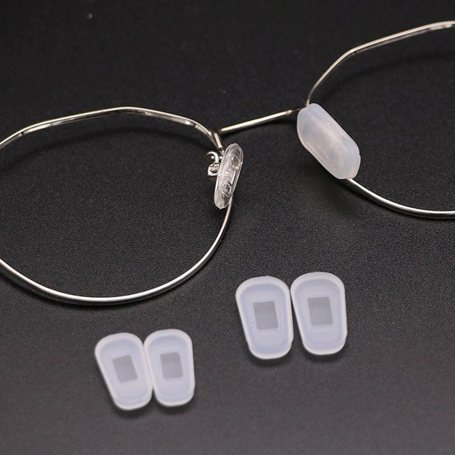 MIZUCOS 3/6세트 실리콘 안경 코 패드 자국 흘러내림 미끄럼 방지 끼우는 코받침