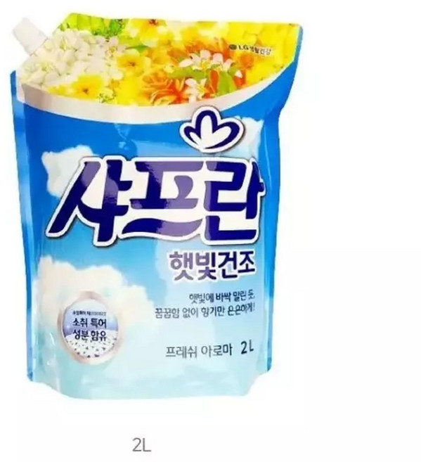 쿨샵 샤프란 햇빛건조 식물팜오일 섬유유연제 리필 (W9AB5EA), 5개