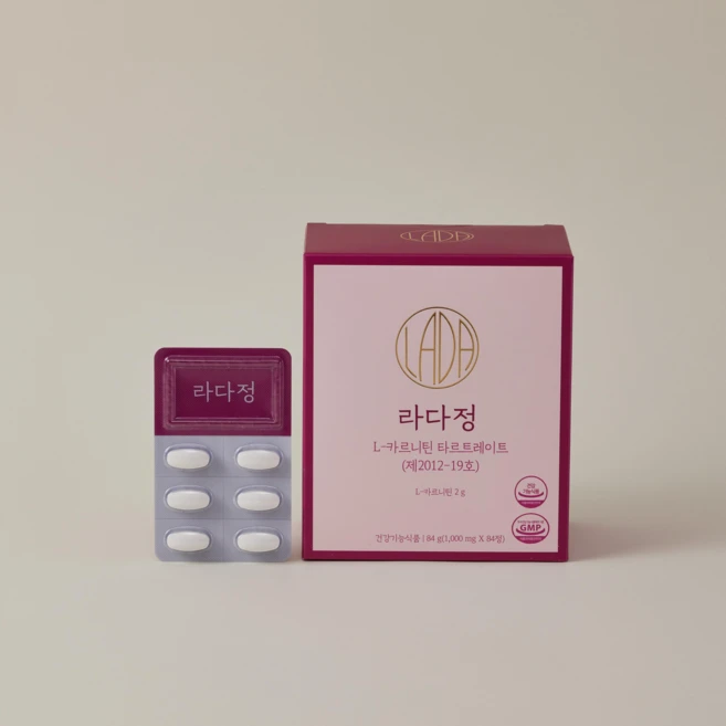 닥터 뮤(Dr.Mu) 라다정 L-카르니틴 2g 체지방연소제 슬림핏 다이어트 체지방 감소 다이어트 보조제 건강기능식품 84g(1 000mg X 84정), 1개, 84g - 쿠팡