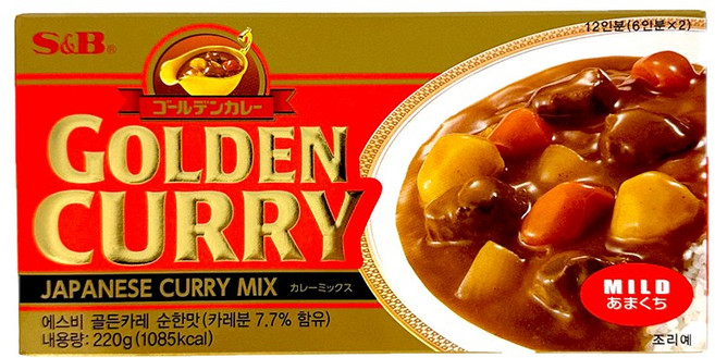 에스앤비 골든카레 순한맛 220g, 6개