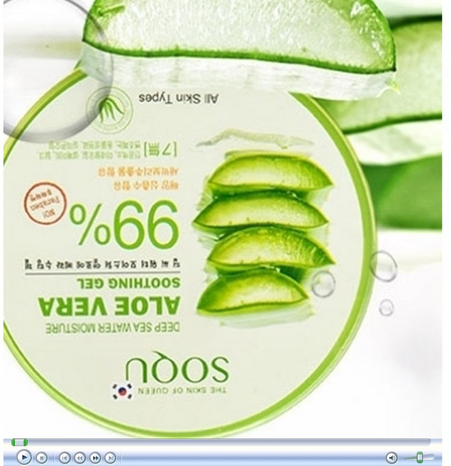 [SOQU] 쏘큐 딥씨워터 모이스처 알로에 베라99% 수딩 젤, 1개