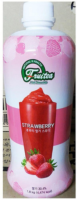 세미기업 딸기 스무디 세미 1.8k식자재 업소용 식재료 식당용 대용량 단체 급식용, 1개, 1.8kg