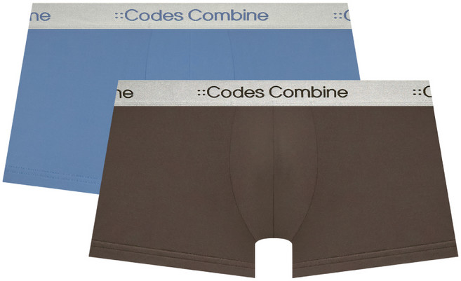 코데즈컴바인이너웨어 실버밴드 쉘론 드로즈 2PACK