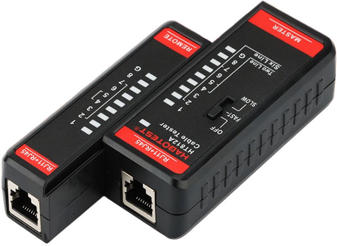 POE 안티번 분리형 랜테스터기 SSTP UTP 장거리 RJ45 RJ11 단선 단락 인터넷선 전화선 랜케이블 테스트기