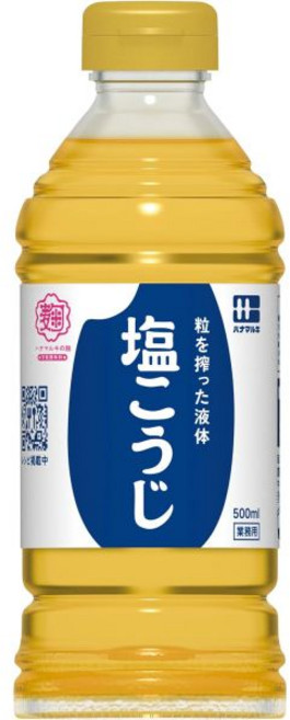 일본 하나마루키 누룩소금 시오코지 액체 500ml 491032, 1개
