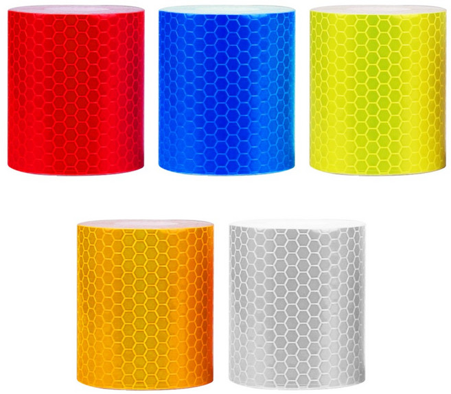 보냄 심플 반사 테이프 50mm x 3M, 1개, 형광