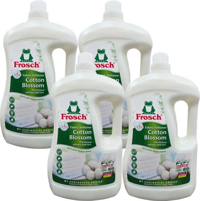 프로쉬 섬유유연제 코튼 블라썸 본품, 4개, 3L