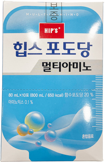 마시는 포도당 힙스 포도당 멀티아미노 ( 80ml 10팩 ), 800ml, 1개