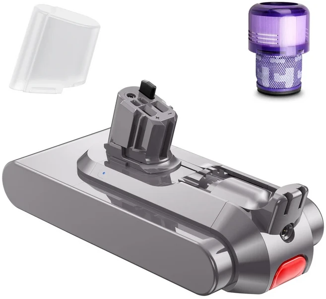 다이슨 V11 SV15 시리즈 진공 청소기 플러피용 25.2V 6000mAh 배터리 970145 -02 교체용 버클 버전, 02 Set 2, 01 China Mainland