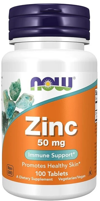 나우푸드 아연 50mg 태블릿 100정, 1개 - 쿠팡