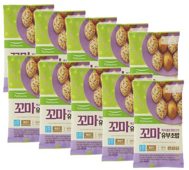 풀무원 꼬마 유부초밥 재료 2인분, 10개, 145.5g