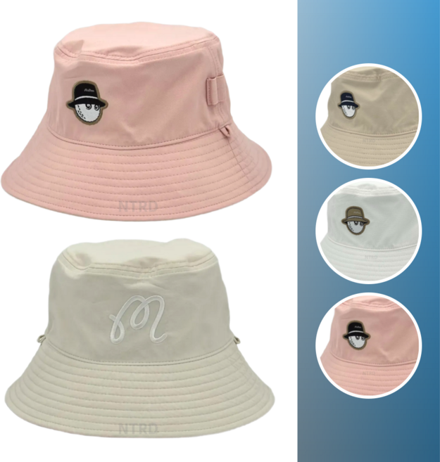 말본 모자 리버시블 버킷햇 벙거지, 1개, 03.핑크