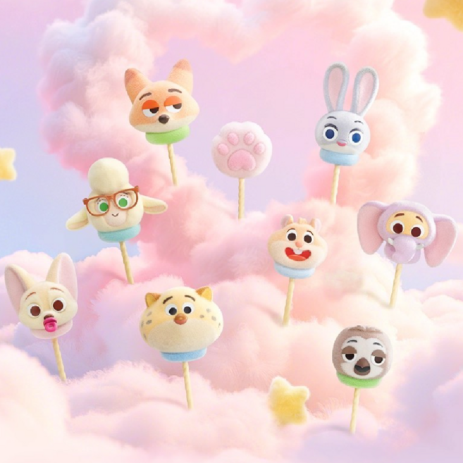 52TOYS 주토피아 솜사탕 시리즈 피규어 미개봉 랜덤박스 1개