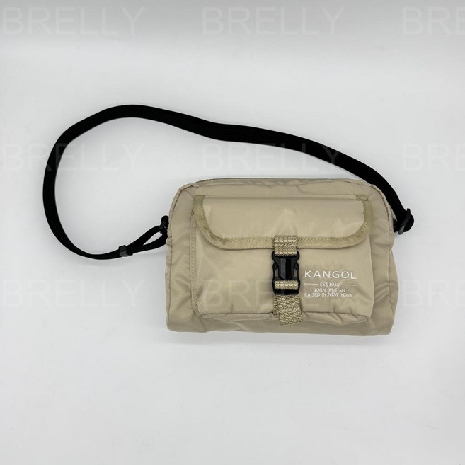 캉골 소호 포켓 크로스백 가방 (베이지)