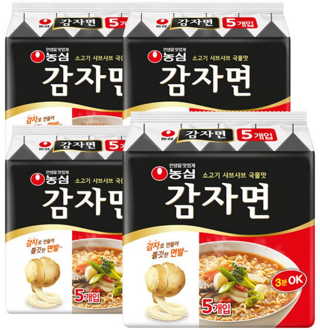 감자면 117g 5개입멀티 4개 (총20봉), 20개