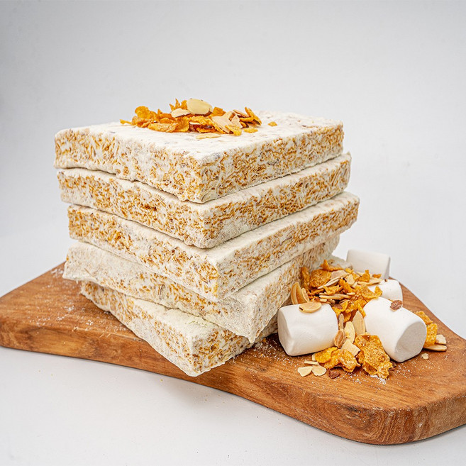 포켓파크 쫀득쿠키 큐브형 아몬드시리얼, 1개, 210g