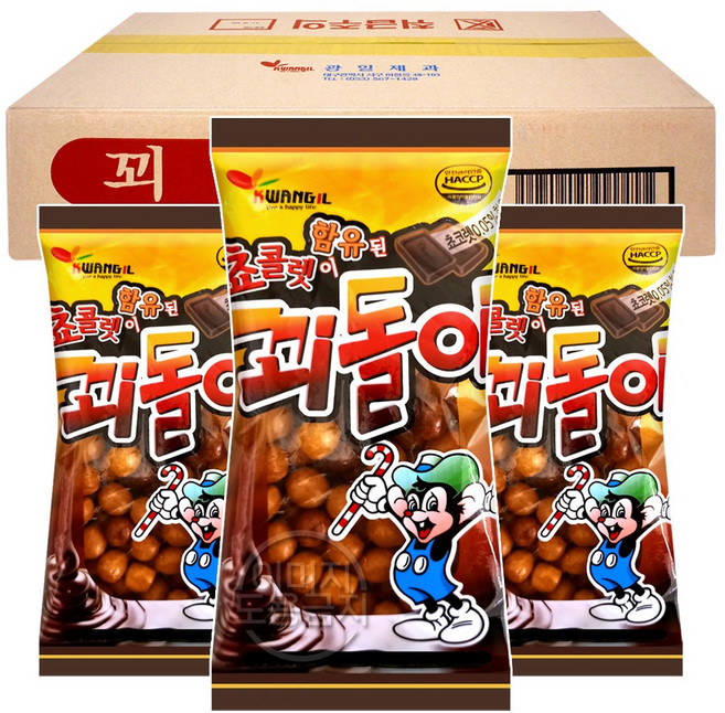 광일제과 꾀돌이, 40g, 40개