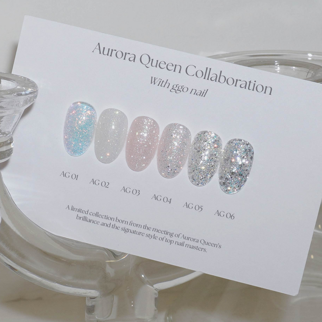 디젤 풀컬러 오로라퀸 글리터 리뉴얼 꼬네일, 1개, 10g, AG06