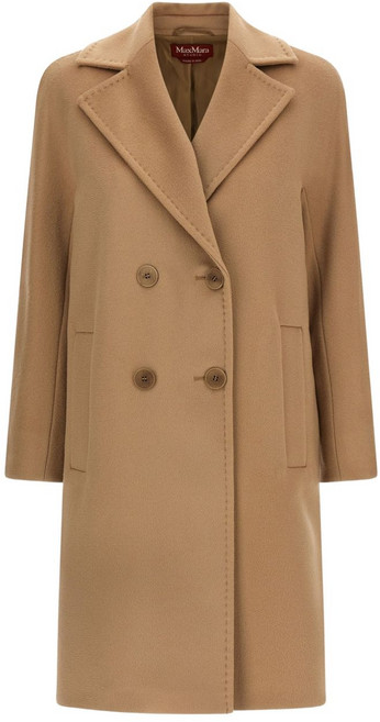 막스마라 더블 브레스티드 코트
