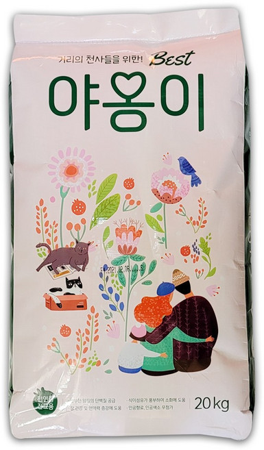 베스트야옹이 20kg 고양이사료 길고양이 대용량, 1개, 닭