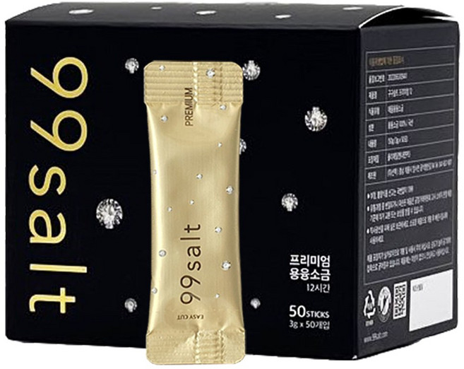 구구솔트 미네랄 용융소금1000도씨 프리미엄 12시간3gx50포, 150g, 1개