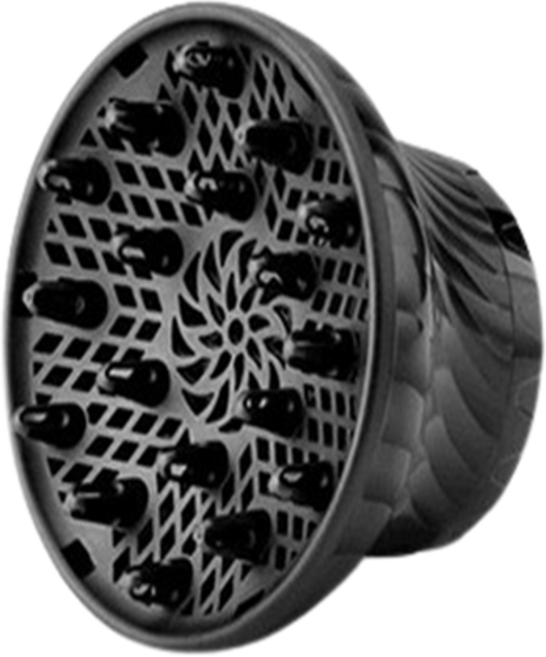 萬用吹風機烘罩 捲髮烘罩 熱風罩 龍捲風烘罩, 黑色, 無