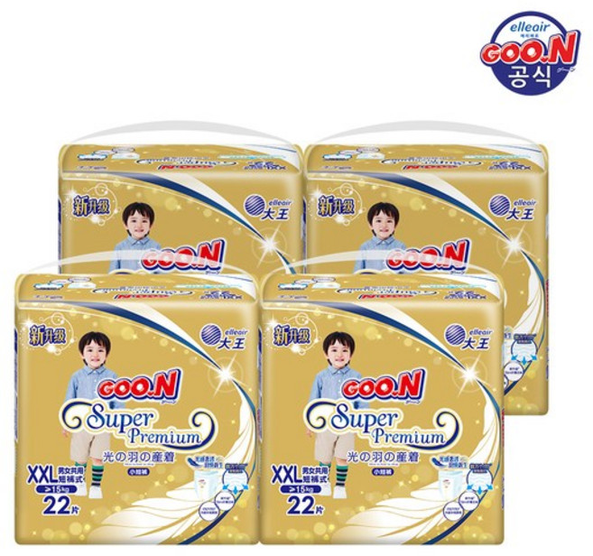 군기저귀 프리미엄 팬티, 점보형(2XL), 88매