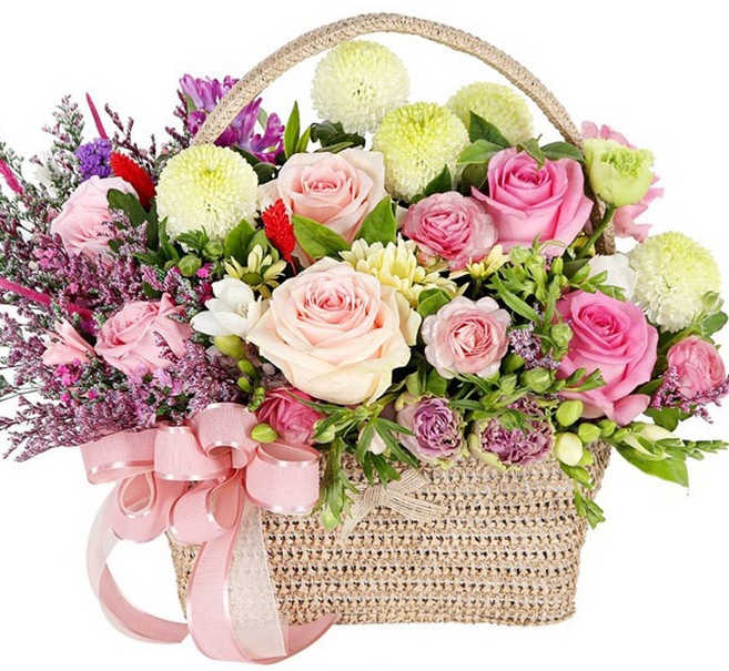 99플라워 2시간 전국 꽃배달서비스 꽃바구니 꽃상자 꽃다발 생화 장미 생일 화분 꽃 선물, 11.[ST-A1920]사랑의향기, 1개