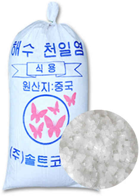 수입산 천일염 30kg 공업용 잡초제거 제설용 테니스장 보일러 운동장 연수기 천일염 중국산 소금, 제설용 천일염 30kg, 1개