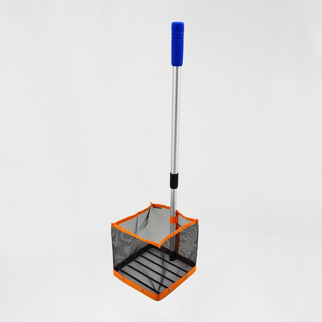 줍는 공수거 회수기 바구니 줍줍이 기계 공줍기 밑면나일론끈 테니스 공 수거기, 10. T3-오렌지스프링, 1개