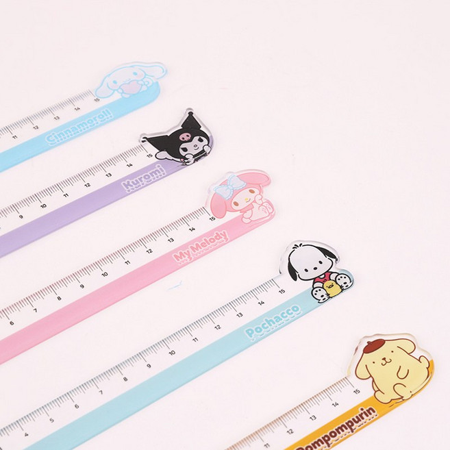 1000 산리오 캐릭터 페이스 투명 15cm 자