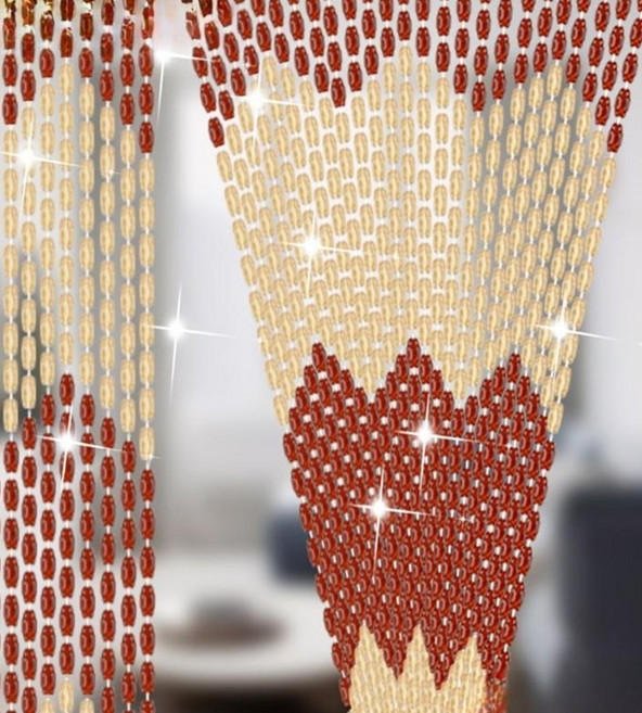 구슬 문발 현관 가리개 커튼 비즈 비즈발 입구 중국집 출입문 가게 레트로, 24.투톤 퍼플 펄