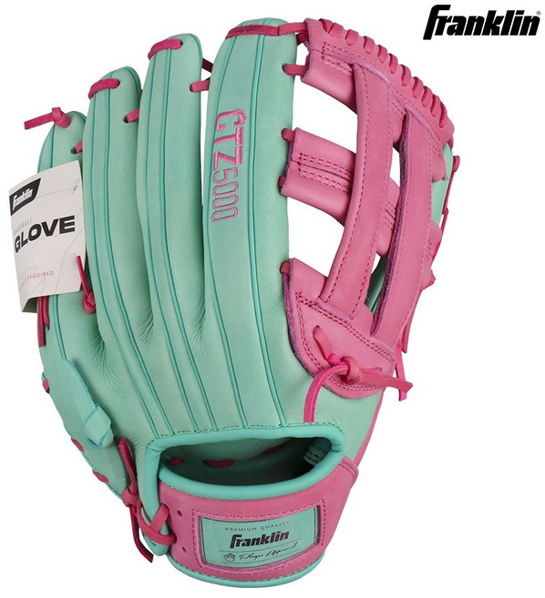 프랭클린 CTZ5000 크롬 레더 글러브 우투 민트핑크 2247, 외야, 1개